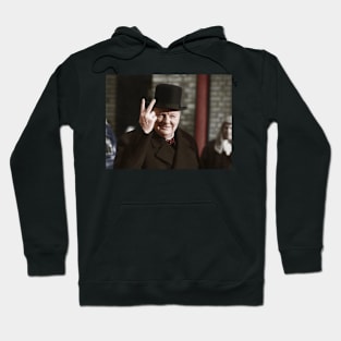 2 fingers Winston Hoodie